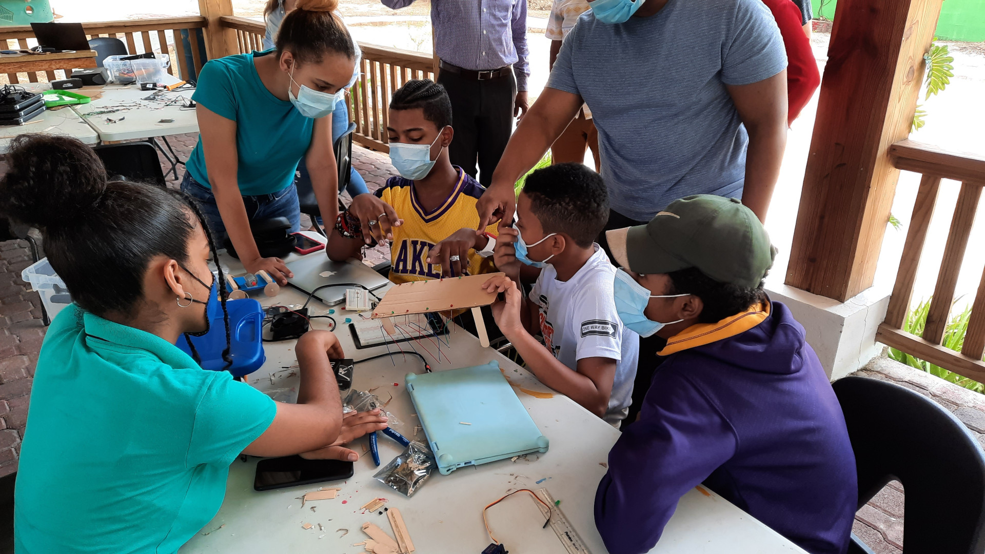 Teamwork at the PBO MakerSpace