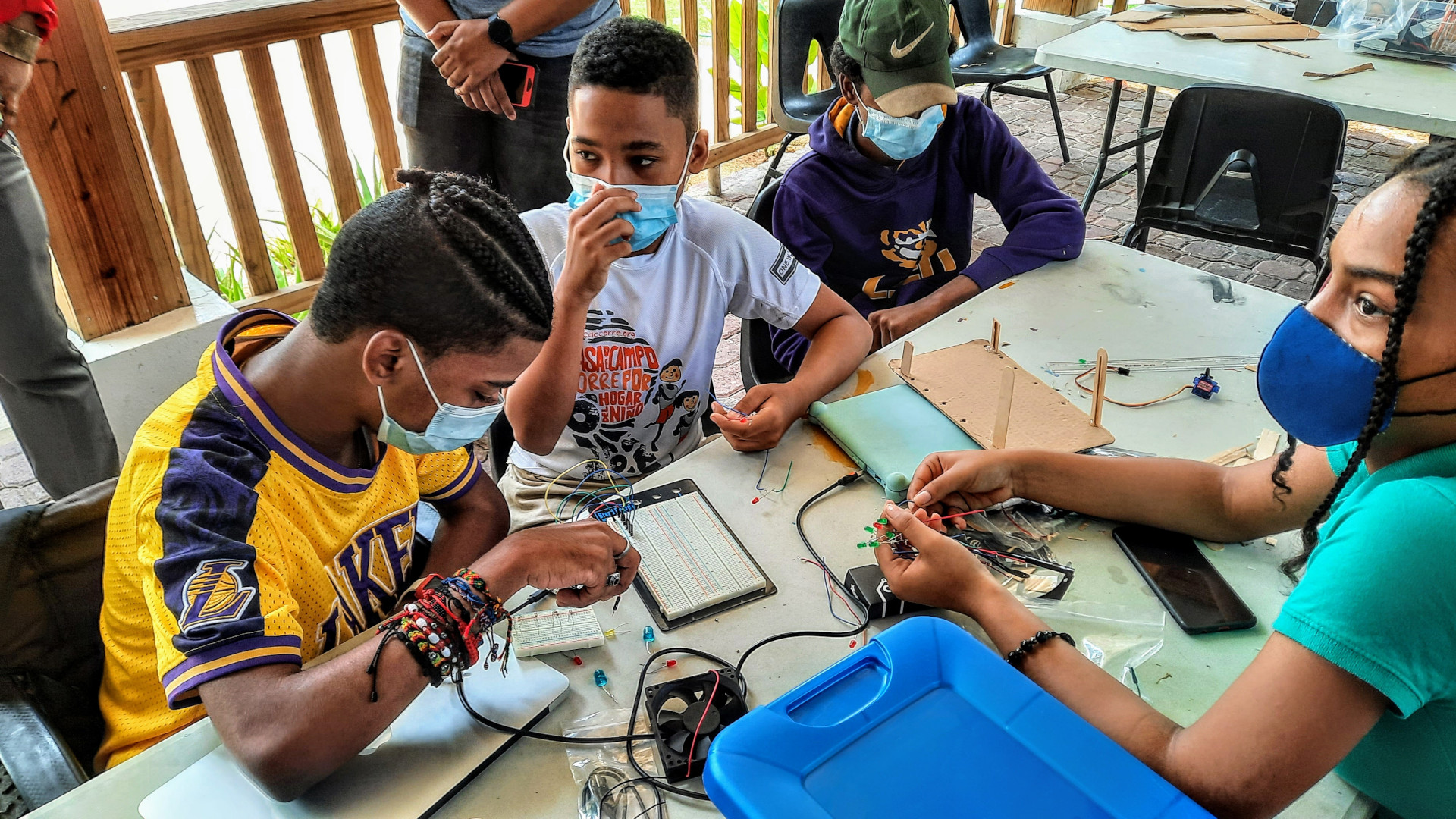 Teamwork at the PBO MakerSpace